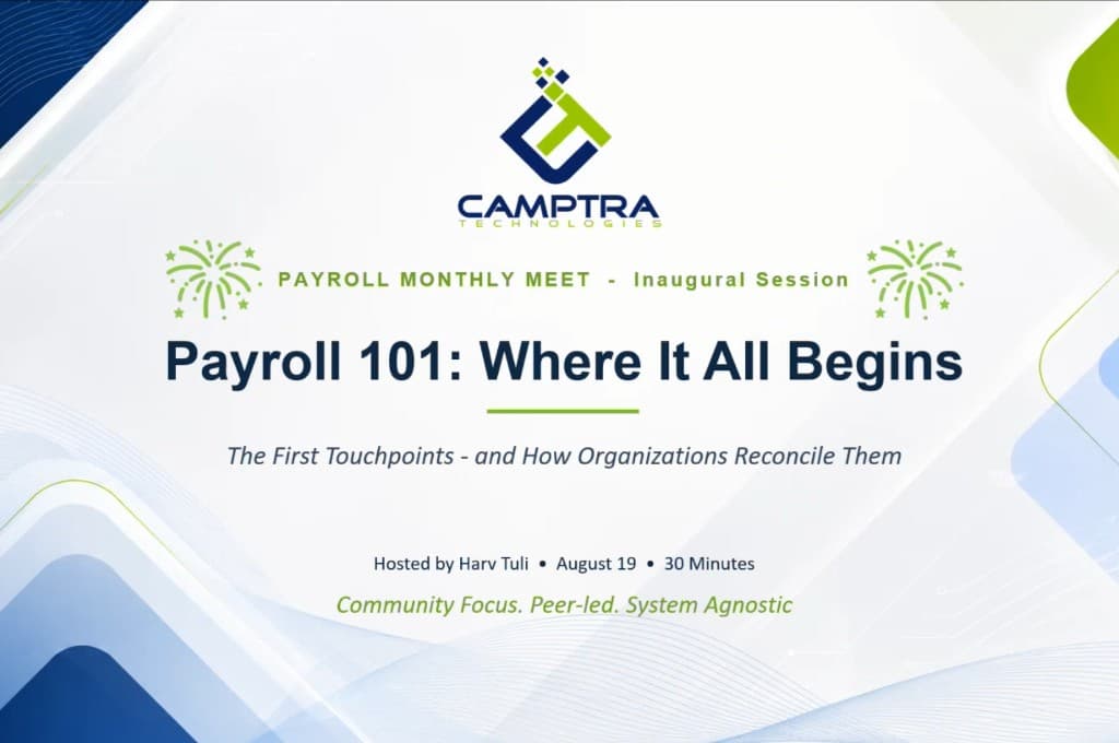 Payroll 101: Where It All Begins — Payroll Monthly Meet inaugural session
